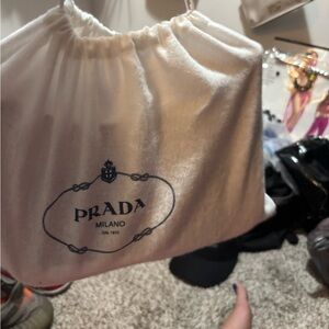 prada re edition 2005 satin bag with crystals